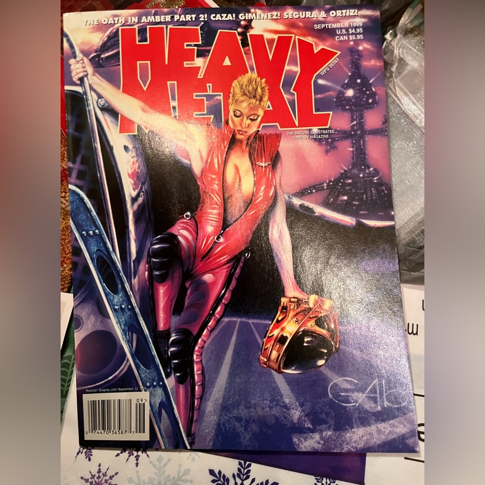Heavy Metal September 1999 Illustrated Fantasy magazine